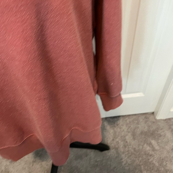 Aerie size S Oversized Mauve Dusty Rose Pullover Sweatshirt - Picture 6 of 15